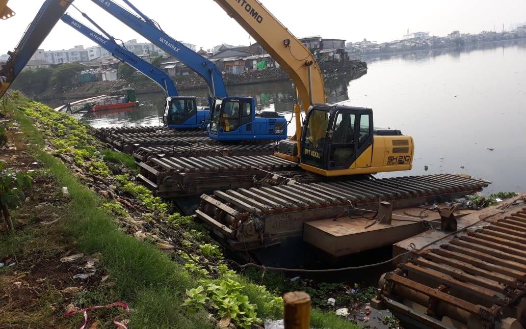 Pendangkalan Waduk Pluit, Pemprov DKI Jakarta Lakukan Pemeliharaan Sedimen