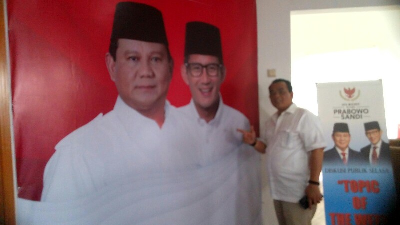 Munir Dapat Bantuan 1.400 Saksi dari Roemah Djoeang Prabowo-Sandi