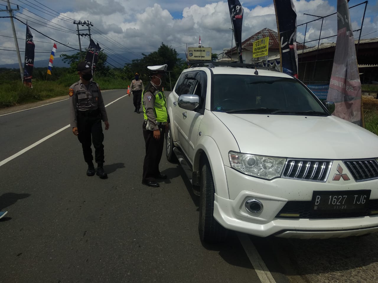 Polres Way Kanan Operasi Ketupat Krakatau 2020, Lakukan Pembatasan Kendaraan