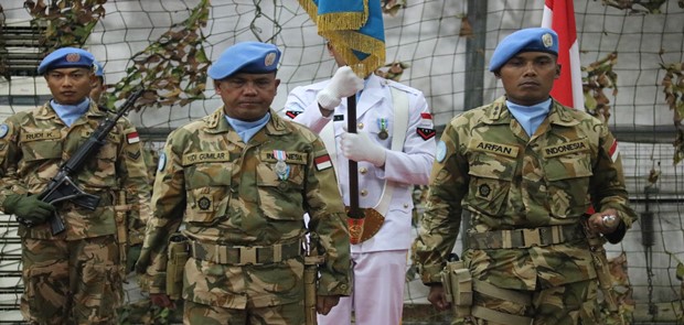 DFC Unifil Pimpin Sertijab Dansatgas Indobatt di Lebanon