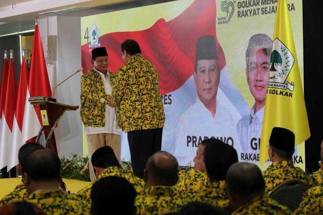 Golkar Usung Gibran untuk Cawapres Prabowo