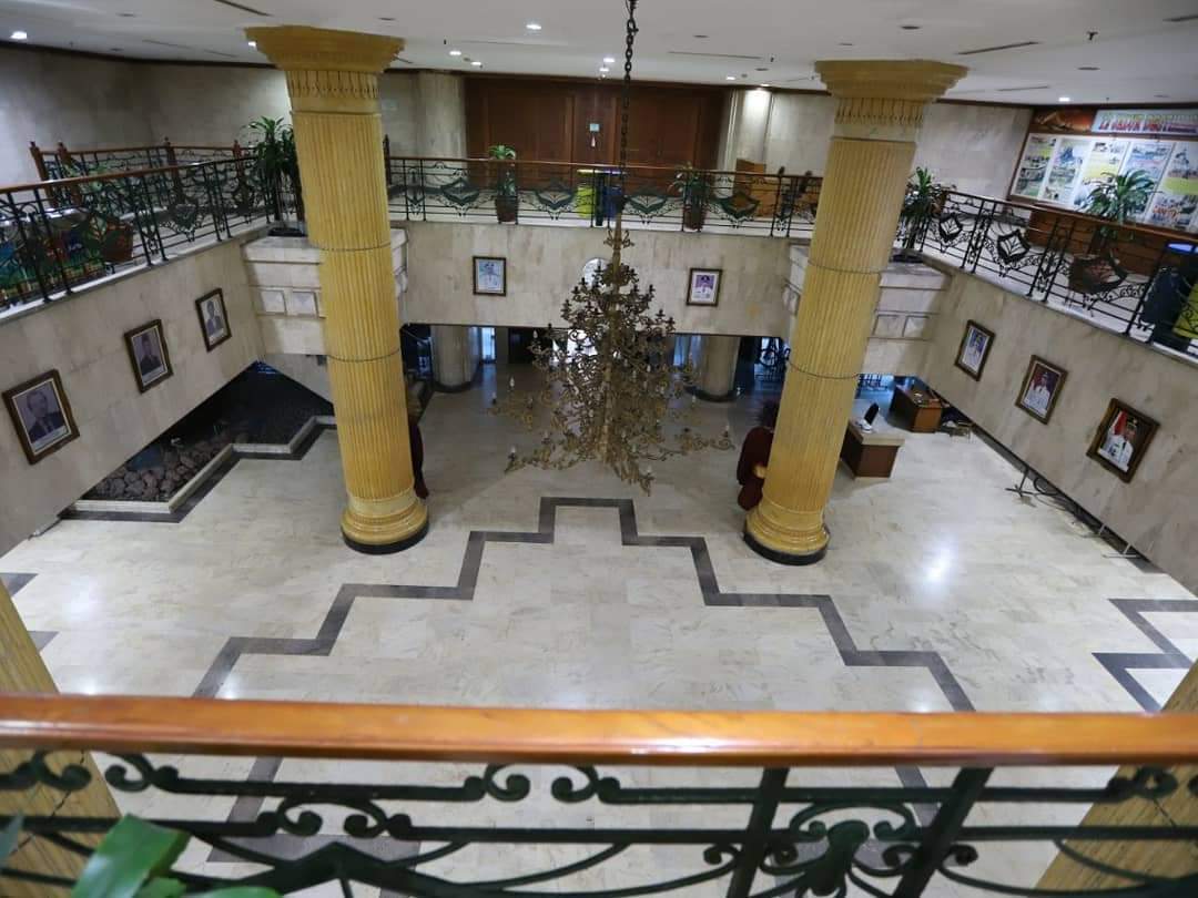 Pegawai Dibatasi 25 Persen, Kantor Walikota Jakarta Utara Tampak Sepi