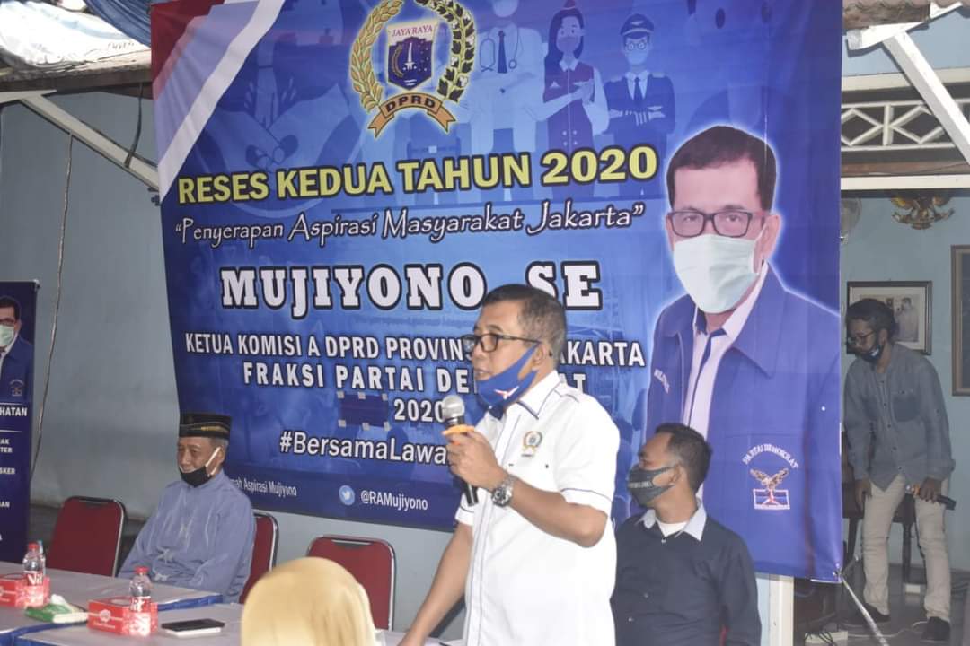 Pakai Pola Shift, Mujiyono Berikan Penyuluhan Covid-19 Saat Reses