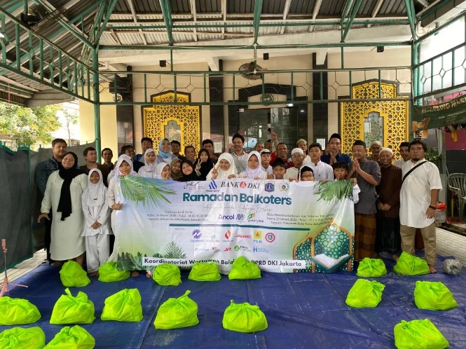 Balkoters Kembali Gelar Santunan pada Puluhan Anak Yatim dan Dhuafa di Kebon Sirih