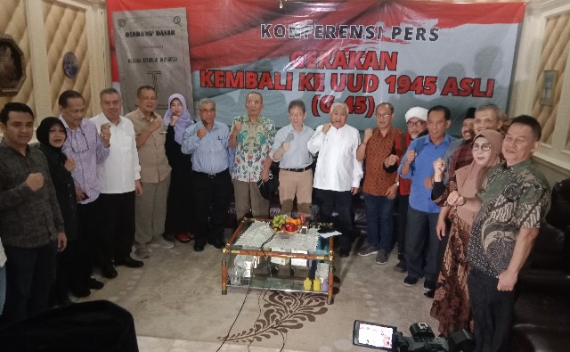 Ambil Jalan Tengah, G-45 Akan Minta MPR Hasil Pemilu 2024 untuk Kembali ke UUD 1945 Asli