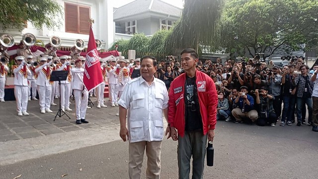 Bertemu Kaesang, Prabowo Ngaku Belum Bahas Cawapres untuk Dirinya