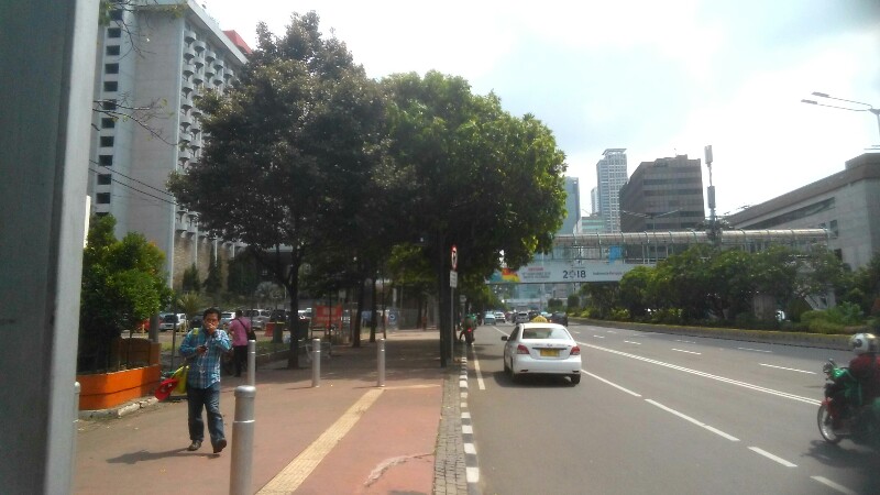 Titik Reklame Neonlite di Jalan MH Thamrin Diserobot Oknum