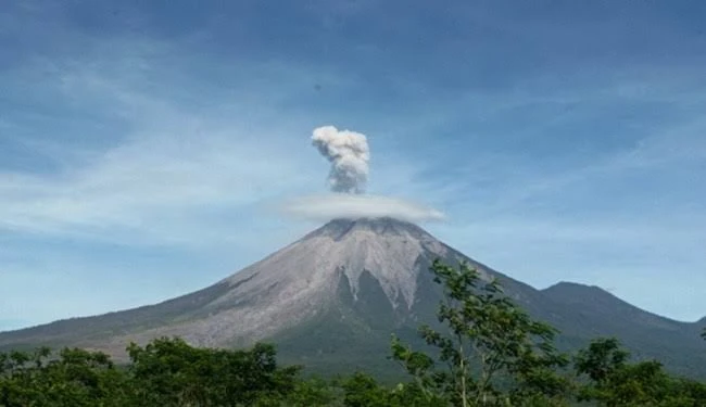 11 Agustus 2024 Pagi Gunung Semeru 4 Kali Meletus, Ciptakan Kolom Abu Setinggi 500-700 Meter