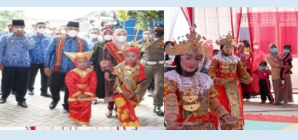 Kesenian Pencak Silat Dan Tari Kreasi Sambut Kedatangan Bupati Lamsel