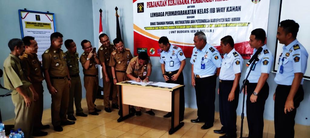 Lapas Kelas II B Way Kanan : 96 Warga Binaan Menghirup Udara Bebas