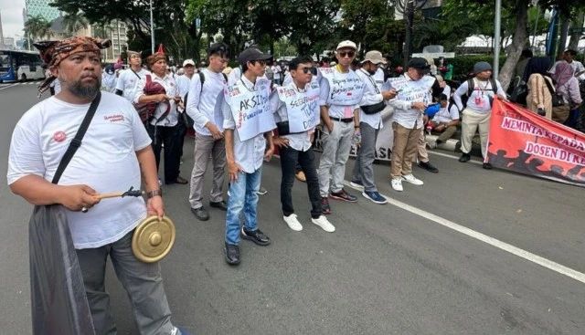 Dosen ASN Demo, Ancam Mogok Nasional Jika Tukin Tidak Dicairkan