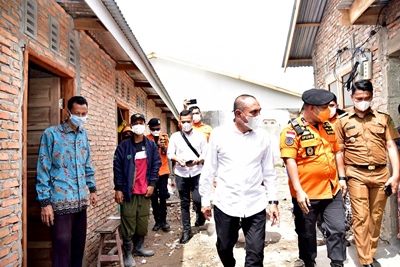 Pembangunan Hampir Rampung, Edy Rahmayadi Harapkan Korban Kebakaran Segera Tempati Rumah Baru