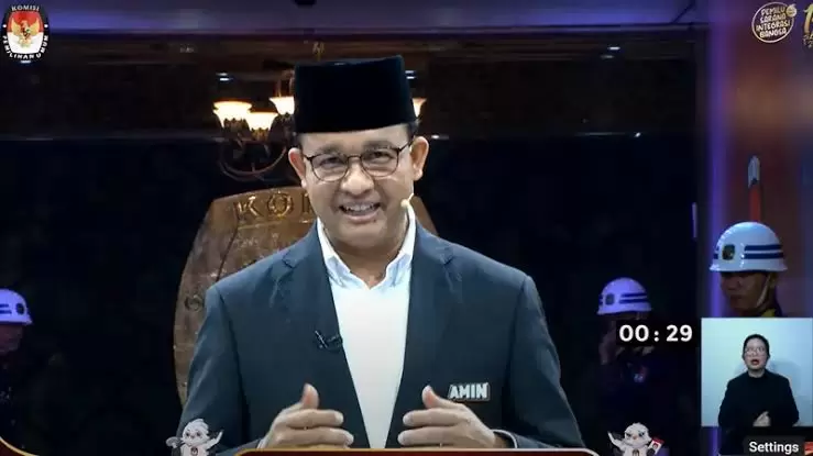 Debat Capres I, Visi Misi Anies: Menegakkan Supremasi Hukum dan Mengembalikan RI Sebagai Negara Hukum