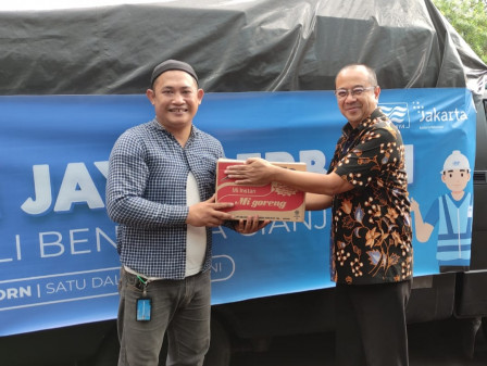 PAM Jaya Memberi Bantuan Korban Gempa di Cianjur, Jawa Barat   