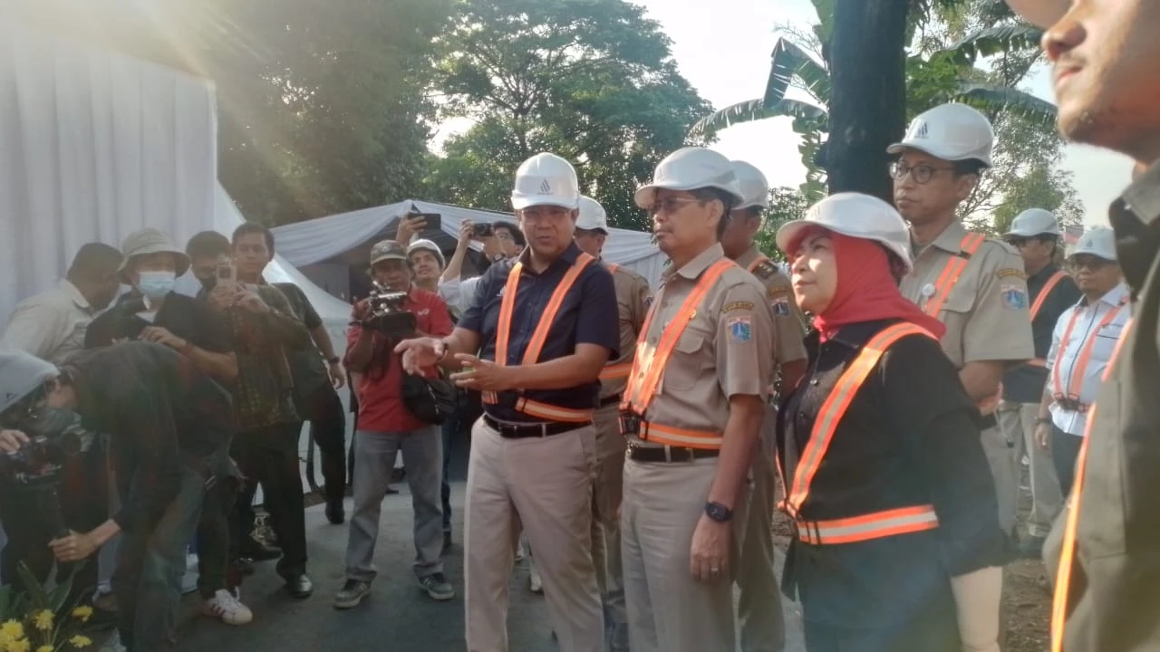 Sekda DKI Marullah Meresmikan Project IPA Ciliwung di Pejaten Timur