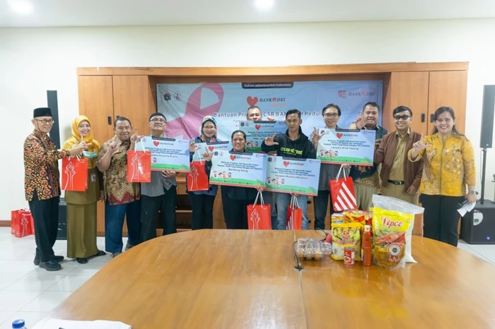 Bank DKI Perduli Berikan Bantuan ADHIV Lewat Komisi Penanggulangan AIDS DKI