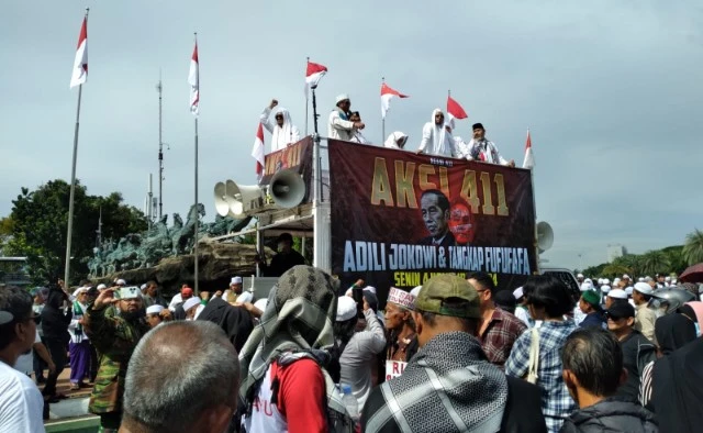 Habib Rizieq Tak Hadiri Aksi 411, Pesannya Dibacakan Ketum FPI