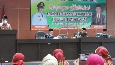 Silaturahmi, Kelompok Kerja Penyuluh Agama Islam Provinsi Lampung Kunjungi Kabupaten Lampung Selatan