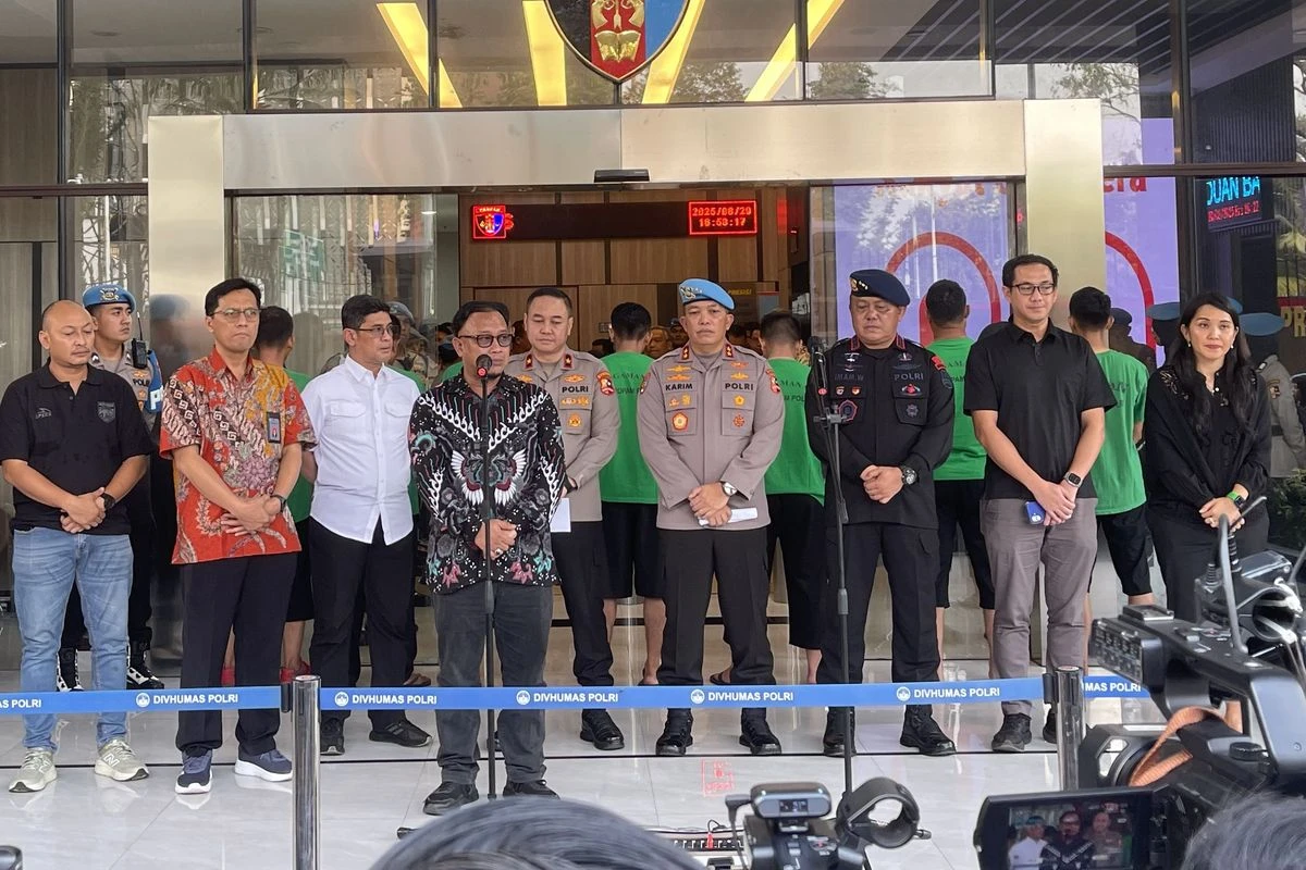7 Brimob Pelindas Pengemudi Ojol Ditahan Karena Dinyatakan Langgar KodeĀ Etik