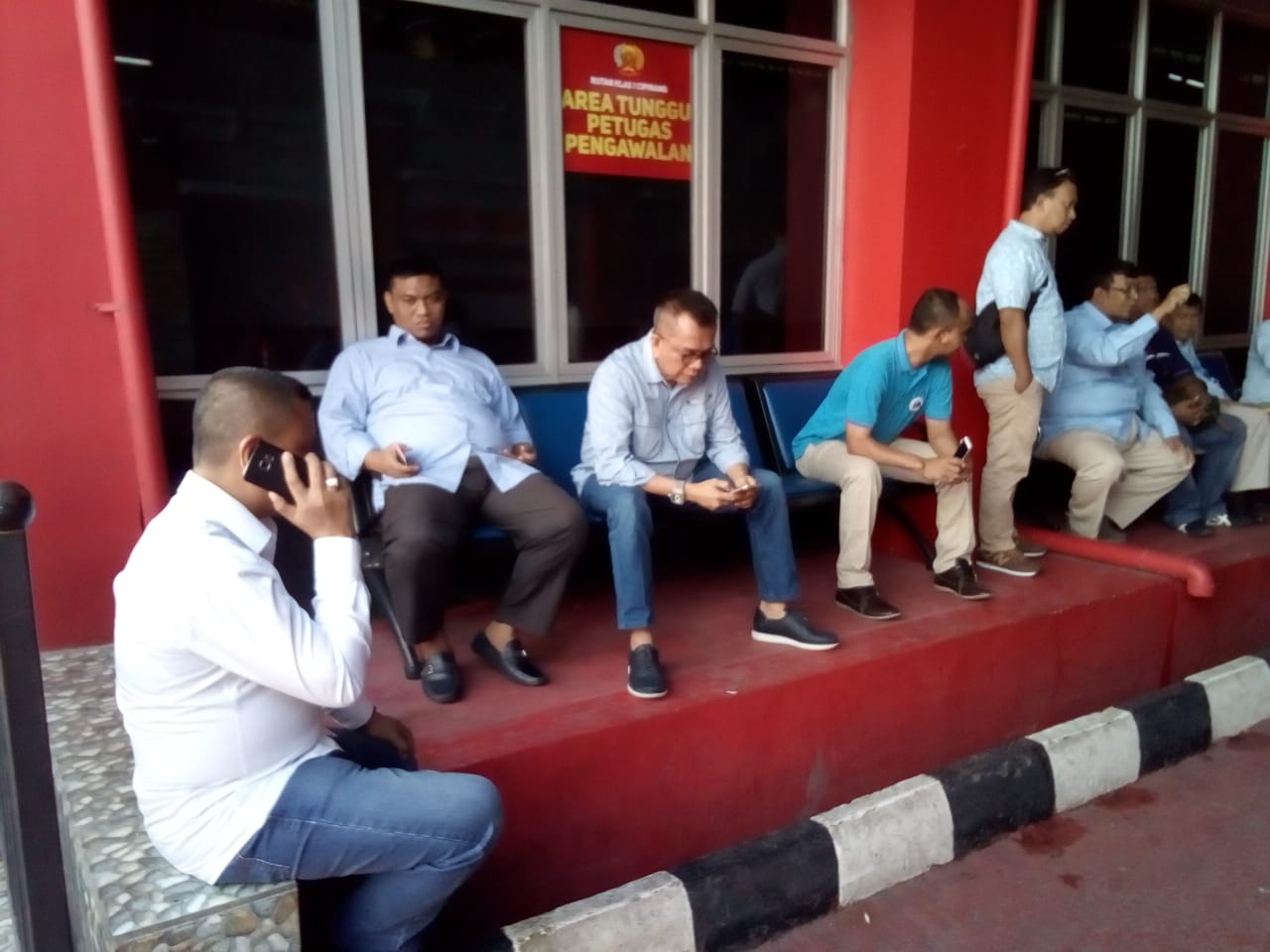 Ketua Seknas Prabowo-Sandi Uno, M Taufik Jenguk musisi Ahmad Dhani