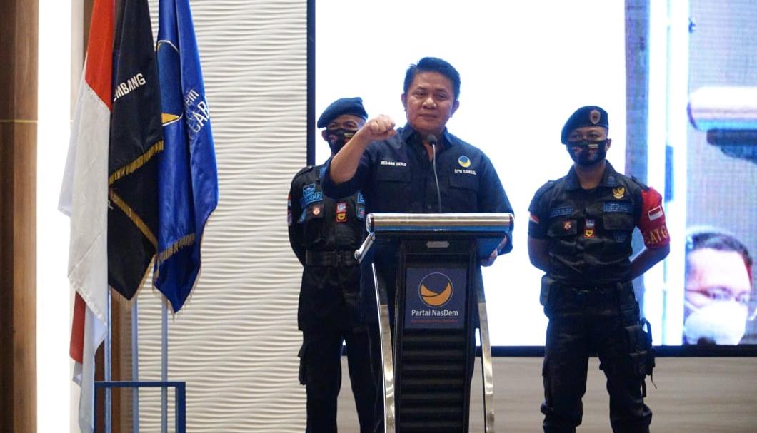 HD Membuka Rakorda DPD Partai Nasdem