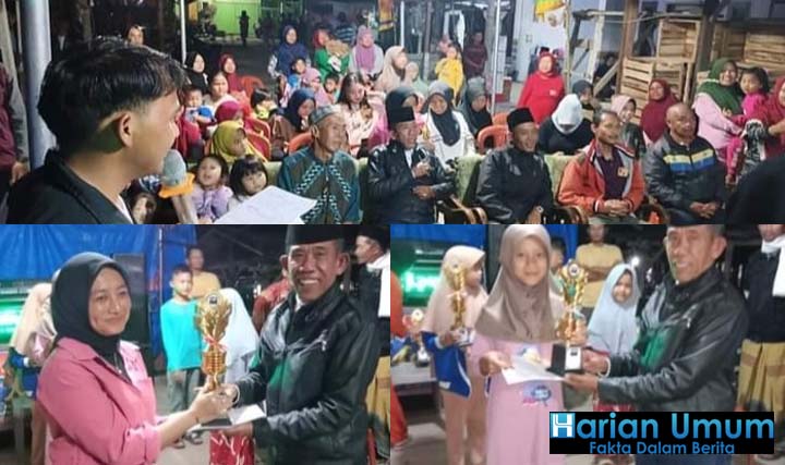 Penutupan HUT RI - 77, Pekon Padang Cahya Sangat Meriah