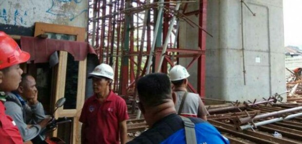 Crane Roboh, Pengerjaan Double-double Track Dihentikan Sementara