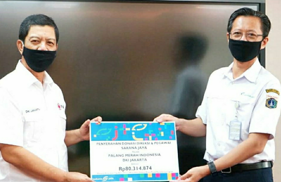 PMI DKI Jakarta ⁣Terima Bantuan Dari Sarana Jaya