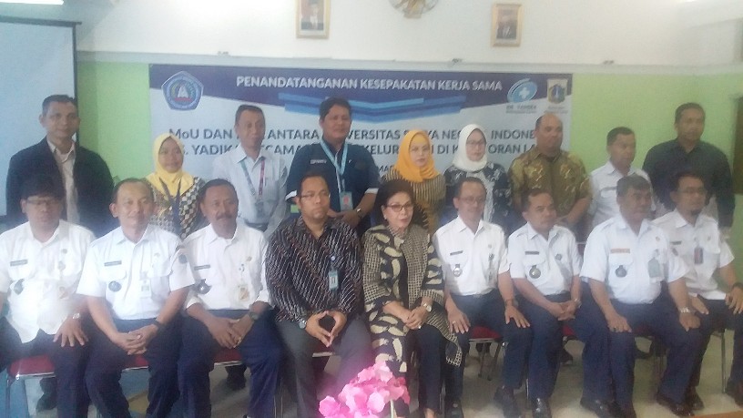 Tingkatkan Kesehatan dan SDM, RS Yadika, USNI dan Kecamatan Kebayoran Lama Tandatangani MoU