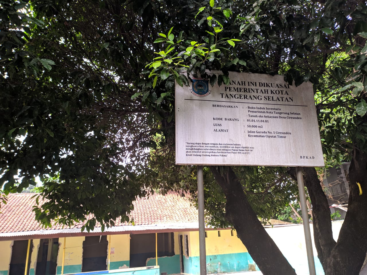 Iwan Cirendeu: Tanah Puskesmas Bukan Aset Pemkot Tangsel