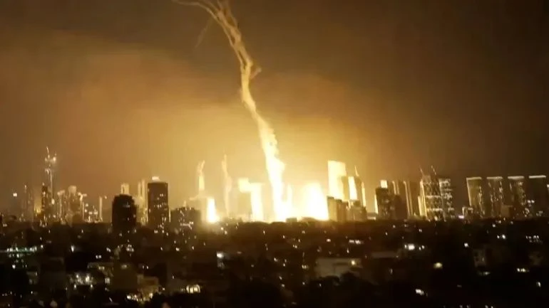 Serangan Balasan Iran Cederai 40 Warga Israel