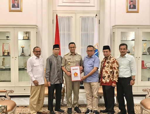 Begini Pesan Anies Pada Dua Cawagub DKI