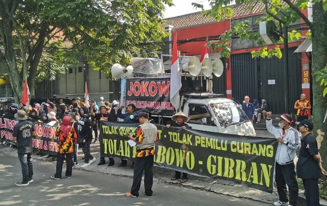 GAUM Jabar Plus 40 Ormas Tuntut Paslon 02 Didiskualifikasi dan Laporan Pidana KPU Dituntaskan