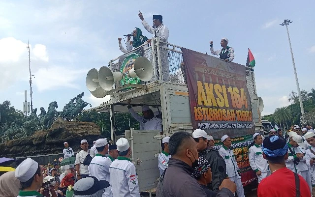 Dukung MK Memutus Sengketa Pilpres dengan Adil, 3 Ormas Islam Gelar Istighosah di Patung Kuda