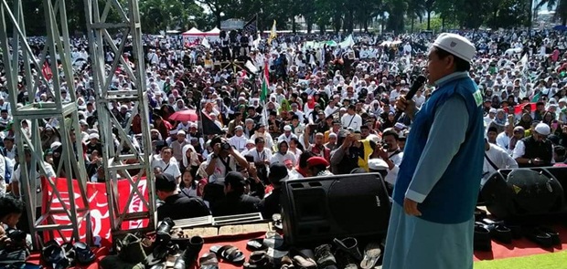 Tabligh Akbar GNPF di Garut Sukses, KH Nonop: Terima Kasih Banser
