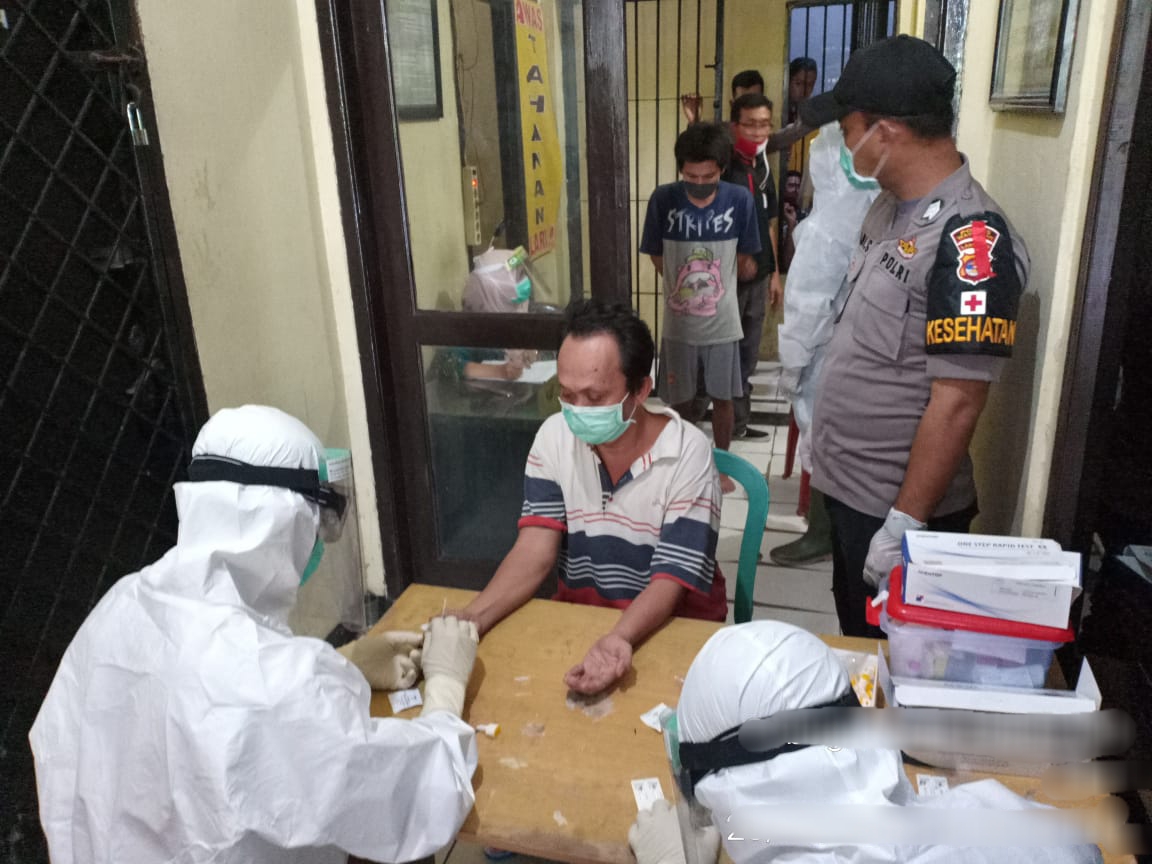 48 Tahanan Polres Way Kanan Negatif Corona