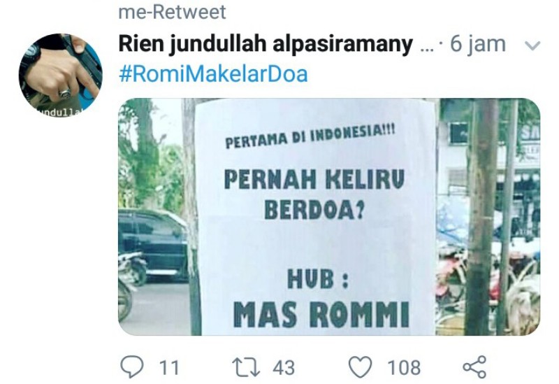 Ralat Doa Mbah Moen, Romy "Babak Belur" Dihajar Warganet