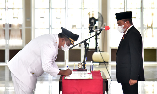 Lantik Pj Bupati Samosir, Labuhanbatu dan Labusel, Stabilitas Keamanan Daerah Jadi Perhatian