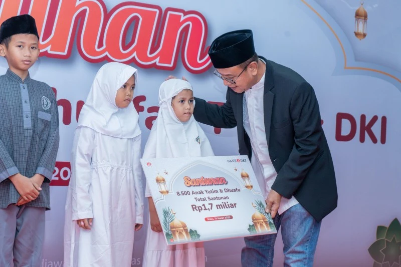 Berkah Ramadan, Bank DKI Alirkan Bantuan Ke 8.500 Yatim dan Dhuafa