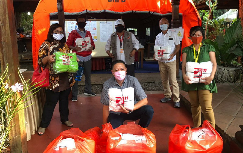 PSI Tangsel Salurkan 125 APD Buatan UKM, Wakil Ketua Fraksi: Ini Kewajiban Bersama  