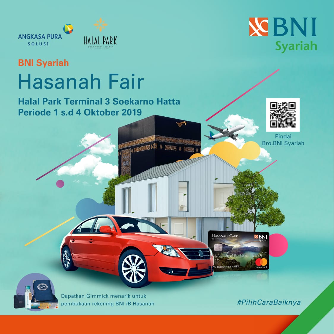 BNI Syariah Berkontribusi Dalam Acara Hasanah Fair  di Terminal 3 Bandara Soetta