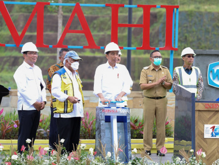 Jokowi Peresmian Bendungan Ciawi dan Sukamahi