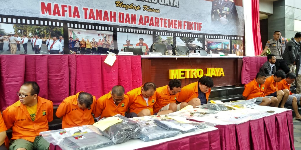 Polda Metro tangkap Mafia Tanah dan Properti