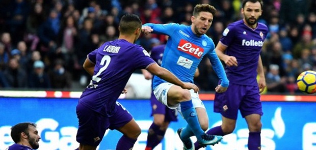Diimbangi Fiorentina, Napoli Gagal Merayap ke Puncak Klasemen