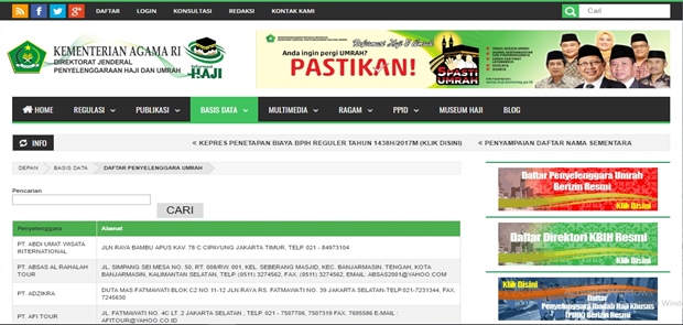 Masyarakat Harus Cermat Pilih Biro Travel Agar Tidak Dirugikan