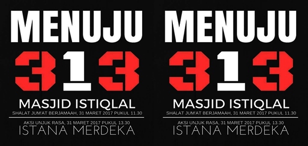 Polisi: Aksi 313 Selain Ormas Islam, Mahasiswa Juga Turun Demo Ahok