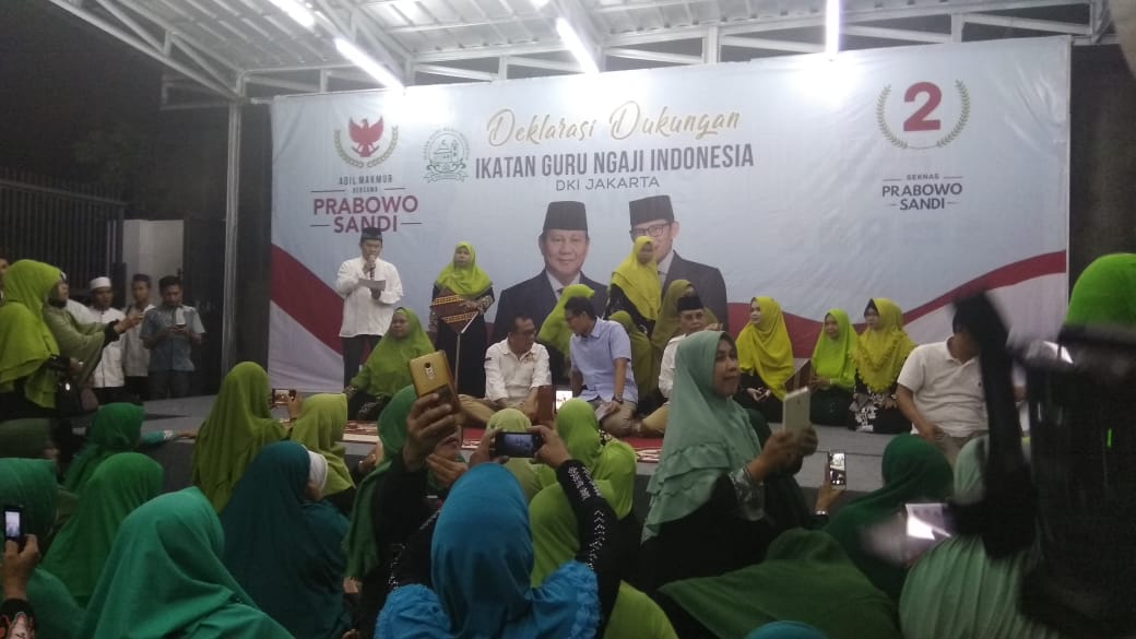 Deklarasi Guru Ngaji Dukung Prabowo-Sandi