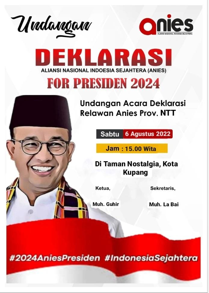 Deklarasi Anies For Presiden 2024