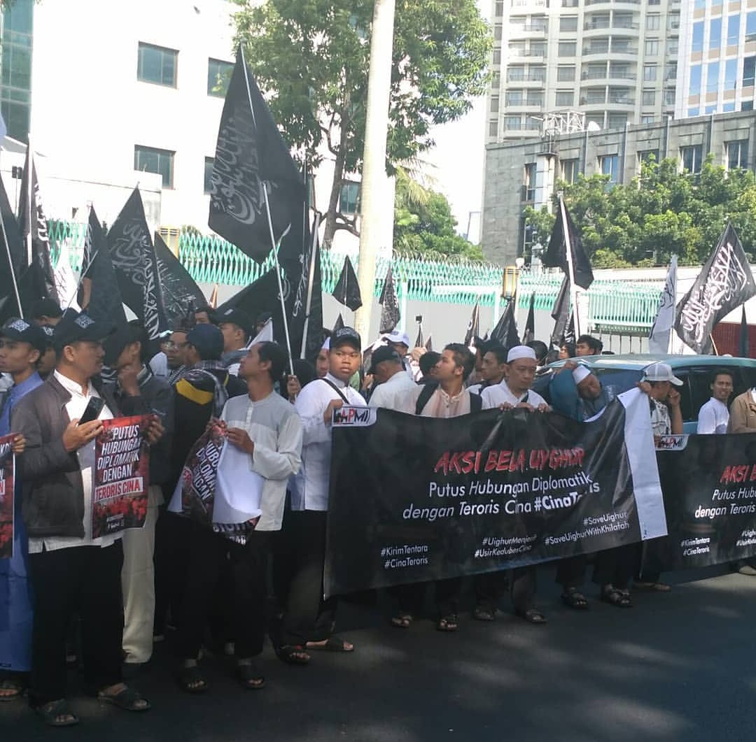 Aksi dilakukan usai sholat Jumat